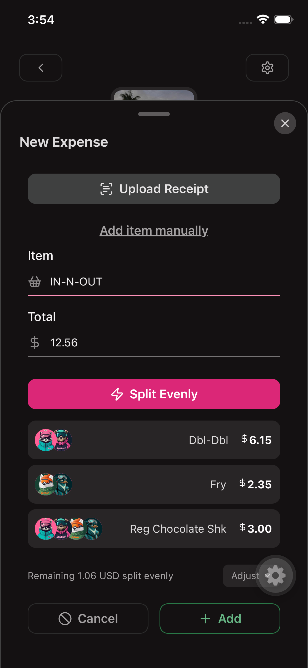Receipt scanning